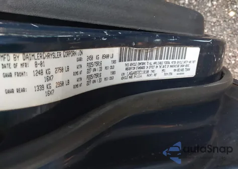 2002 Jeep Grand Cherokee Laredo из США, поврежденный, VIN 1J4GW48S72C110100